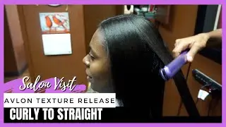 Визит в салон | От вьющихся до прямых волос с помощью системы Avlon Texture Release