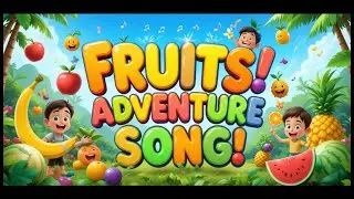 Fruits Adventure Song 🍎🍌 | Fun & Educational Song for Kids!