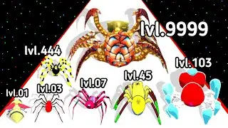 Spider & Insect Evolution Run Level Up Spider And Insect Gameplay (Updated Version) 2024