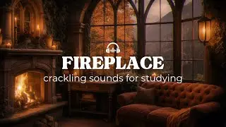 Cozy Fireplace & Piano Music 🔥🎶 | Relaxing Study Ambience for Focus & Productivity
