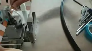 automatic flag tagging machine for plastic and metal hoses