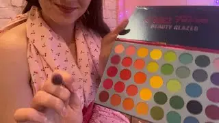 ASMR Doing Your Spring Fair Makeup! (Soft Spoken, Layered Sounds)