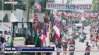 Confederate re-enactor groups draw ire at Faith, NC July 4th parade