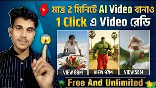 AI Video Kivabe Banabo 2026 🤖 | Viral AI Hulk Video | Text to Video | Free AI Tools
