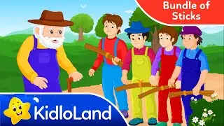 The Bundle of Sticks Story | Unity is Strength | Moral Stories for Kids | KidloLand Stories for Kids