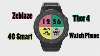 Mouse over to zoom in    Zeblaze Thor 4 4G Smart Watch Phone