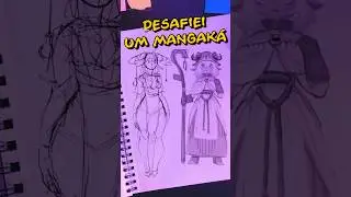 🎨 DESAFIEI UM MANGAK&Aacute;!! #shorts