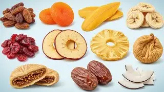 Learn Dried Fruit Names in English | 60 Dried Fruits with Audio | Listen & Repeat