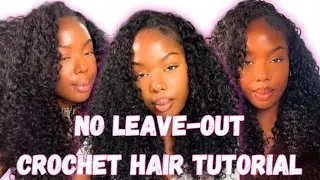 NO LEAVE-OUT CROCHET HAIR DIY TUTORIAL | BURMESE CURLY HUMAN HAIR CROCHET EXTENSIONS FROM ULA HAIR