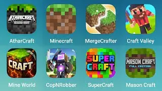AtharCraft Building, Minecraft, MergeCrafter, Craft Valley, Mine WOrld, CopNRobber, SuperCraft