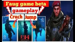 faug game beta gameplay with jump and cruch