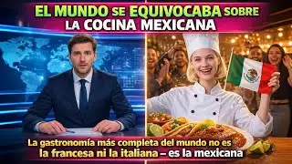 La gastronomía más completa del mundo no es la francesa ni la italiana — es la MEXICANA