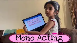 Grade 2 Mono act on healthy living | physical activity | how device destroy children health | insha
