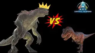 Ark Day 3 of defeating King Titan with 1500 Rexes  #ark #gaming