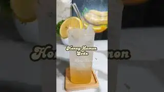 Honey Lemon Soda #summerdrink #soda #sodadrinks #honey #honeylemon #lemonjuice #juice #summerdrink
