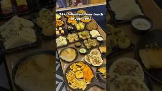 Biggest Unlimited Buffet in Vastral 😍😱 Just 199₹ Lunch #food #unlimited #pizza #viral #shorts