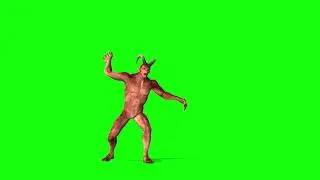 Demon attack green screen