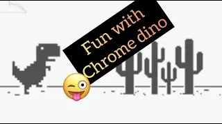 Crazy hack! How to get the highest score in a offline chrome dino game. #dinogamehacks#tricks#Shorts