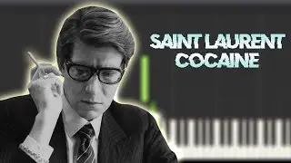 LOUIS9K, GOA & DAFRESITO - SAINT LAURENT COCAINE | Piano Tutorial / Partitura / Karaoke / MIDI