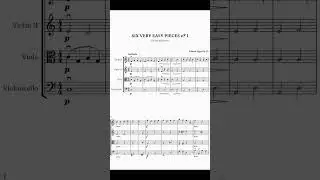 SIX VERY EASY PIECES n&ordm; 1 (Andante) - String Quartet SHEET MUSIC