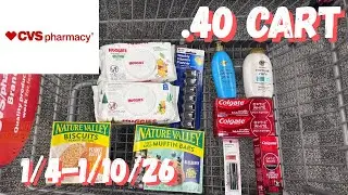 CVS Deals! - 1/4-1/10/26 - Only .40 For This Cart - CVS Couponing This Week