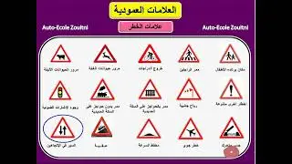 الدرس الاول: العلامات العمودية،الحزء : 1