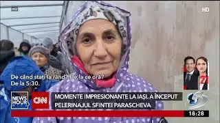 Zeci de mii de credincioși se închină la racla cu moaștele Sfintei Parascheva