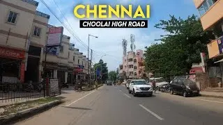Chennai 4K | Vepery and Choolai | EVK Sampath Road | Choolai Main Road | City Tour