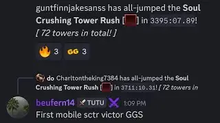Cscd - Soul crushing tower rush all jump - FIRST MOBILE VICTOR