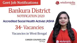 Bankura District Jobs 2020 | 34 Accredited Social Health Activist (ASHA) Vacancies in WB @WisdomJobs