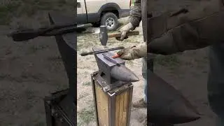 Forging and fitting a sword crossguard