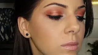 Copper Eyeshadow Tutorial ♡ MAC Coppering  Makeup Look