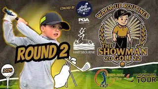 How Shane Prepared for Round 2 at Hartsbourne Country Club | Junior Golf Warm-Up Routine!