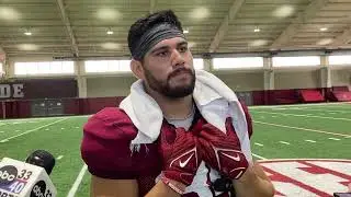 Alabama TE Josh Cuevas after losing to Florida State