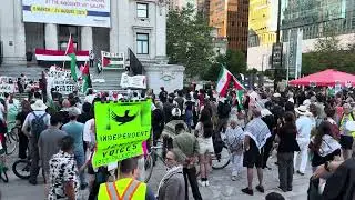 Palestine Protest at Vancouver Art Gallery July 13, 2024