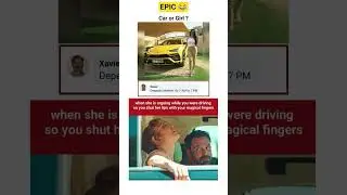 &ldquo;Driving logic vs relationship logic 😂.&rdquo; #viral #meme #shorts #funny  #car  #couple #usa
