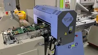 OXO Rill-Falzmaschine inline mit Kuvertiermaschine