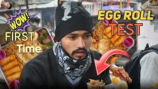 Egg Roll 🥚 visit Desi stall in Bhimnagar || Egg roll making and tasty 😋🍛 || #egg #rolls #street
