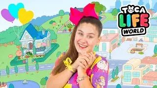 CONSTRUINDO A CASA DOS MEUS AVÔS NO TOCA LIFE WORLD | Mileninha Games