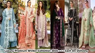 LUXURY PREMIUM KAHF | ELAF | AKBAR ASLAM | ZAIB COLLECTION 2025 || EMBROIDERED COLLECTION 2025 !!