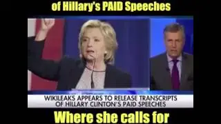 Breaking: Hillary Clinton Leaked South American Bank Speech, Wants Open Borders! Leaked Bank Speech!