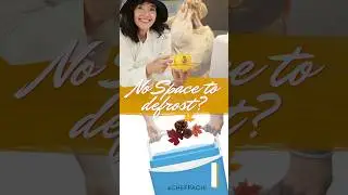 Chef Pachi 's &diams;️Turkey Defrosting Hack&diams;️: Max. Space & Flavor! #shortsfood #holidayseasoninghacks