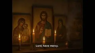 Orthodox Icon Corner | Morning Trisagion Prayers & Candlelight Ambience