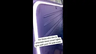 Smart lights sync with TV and music