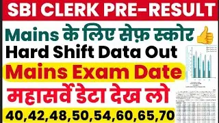 SBI CLERK PRE-RESULT 2025 Mains Cutoff 📢 Out Exam Date 2025....Safe Score #sbiclerk💯💯