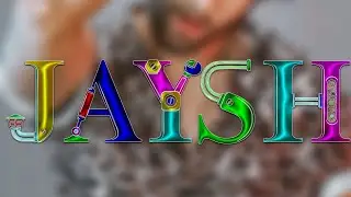Mixing Colors Glass font editing by pixelab and pscc