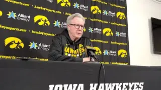 Iowa men's basketball coach Fran McCaffery talks about senior night, his coaching future