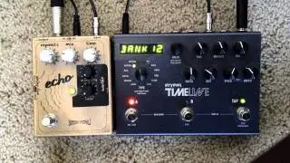 Strymon Timeline as reverb into Skreddy Echo