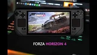 Forza Horizon 4 на Steam Deck, высокие настройки графики, лок на 40fps