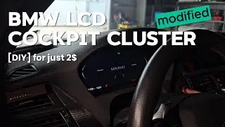 [DIY] BMW X6 E71 LCD Instrument Cluster modified with 2$